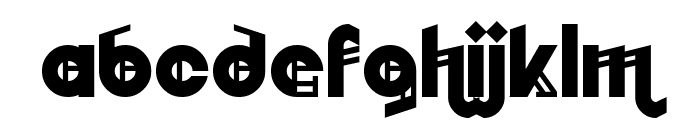 Embryonoid Font LOWERCASE