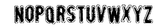 Emergency Exit Font UPPERCASE