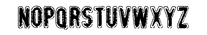 Emergency Exit Font LOWERCASE