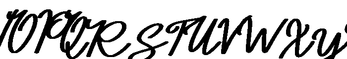 Emily Street Font UPPERCASE