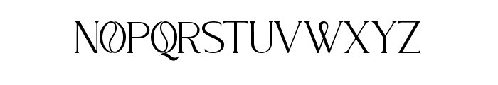 Emilya Rown DEMO Regular Font UPPERCASE