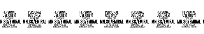 Emiral Script PERSONAL USE Font OTHER CHARS