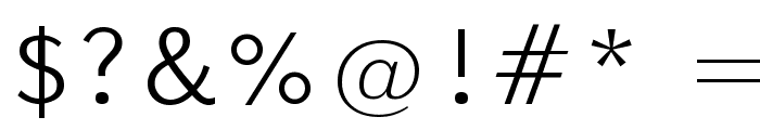 EmkaSansCondensed Font OTHER CHARS