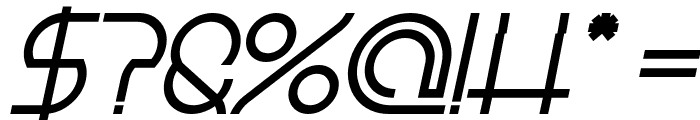 Emmilia Bold Italic Font OTHER CHARS