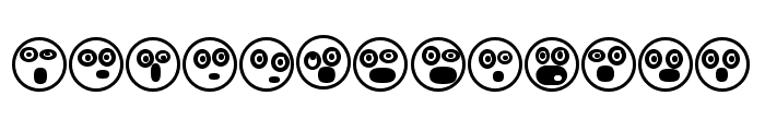 Emoji Boom Regular Font LOWERCASE