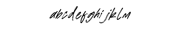 Emoria Brush Regular Font LOWERCASE