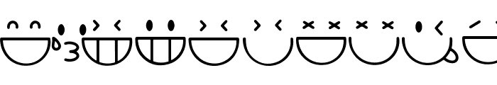 Emot Font LOWERCASE