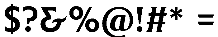 Empire Font OTHER CHARS