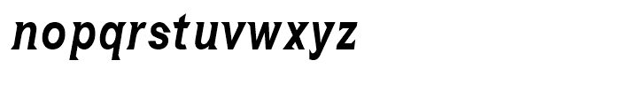 Embargo Oblique Font LOWERCASE