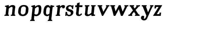 Embossanova Bold Italic Font LOWERCASE