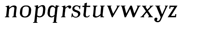 Embossanova Normal Italic Font LOWERCASE