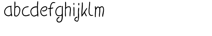 Emmi Handwriting Pro Regular Font LOWERCASE
