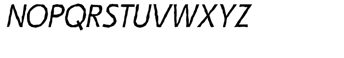 Emory Italic Font UPPERCASE