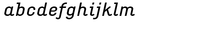 Empirical Three Italic Font LOWERCASE