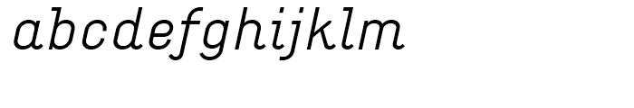 Empirical Two Italic Font LOWERCASE