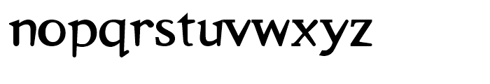 Emulate Serif Bold Font LOWERCASE