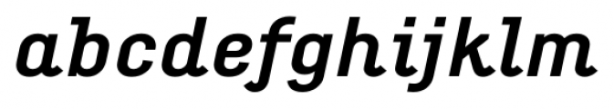 Empirical Bold Italic Font LOWERCASE