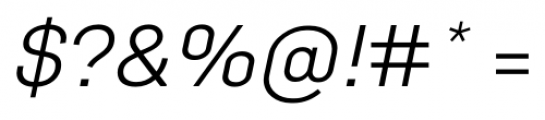 Empirical Italic Font OTHER CHARS