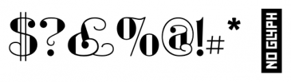 Empyrean Regular Font OTHER CHARS