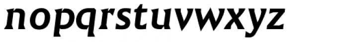 EM Bold Italic Font LOWERCASE