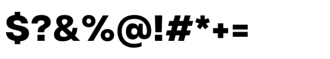 Em One Bold Font OTHER CHARS