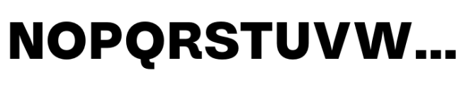 Em One Bold Font UPPERCASE
