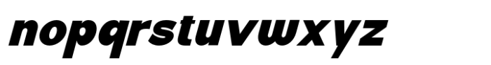 Emak Black Slanted Font LOWERCASE