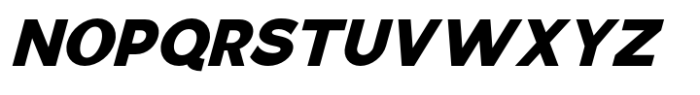 Emak Extra Bold Slanted Font UPPERCASE
