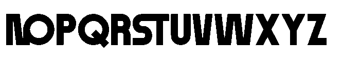 Emand Condensed Slant Display Emand Condensed Display Regular Font UPPERCASE