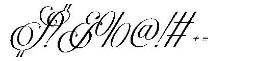 Emasline Goldenstone Script Font OTHER CHARS