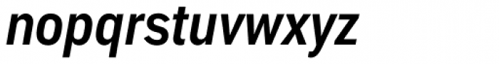Embarcadero MVB Cond Bold Italic Font LOWERCASE