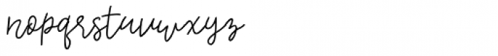 Embarla Firgasto Signature Bold Font LOWERCASE