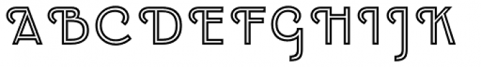 Emblema Inline1 Swash Font UPPERCASE