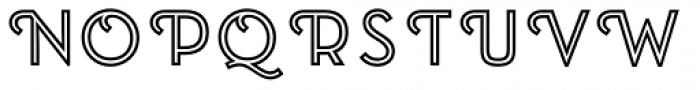 Emblema Inline1 Swash Font UPPERCASE