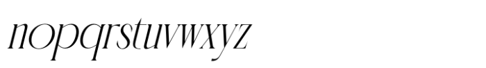 Emblora Italic Font LOWERCASE