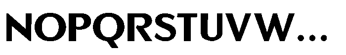 Emerald Crown Bold Font LOWERCASE
