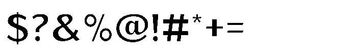 Emerald Crown Light Font OTHER CHARS
