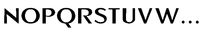 Emerald Crown Light Font LOWERCASE