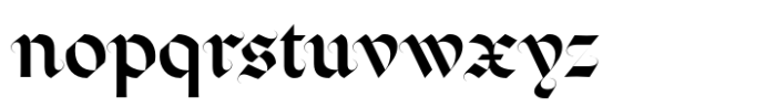 Emerit Blackletter Font LOWERCASE