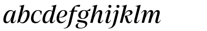 Emilio Regular Italic Font LOWERCASE