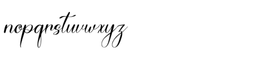 Emilleya Regular Font LOWERCASE