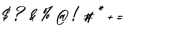 Emillia Sartory Regular Font OTHER CHARS