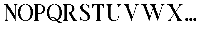 Eminara Font UPPERCASE