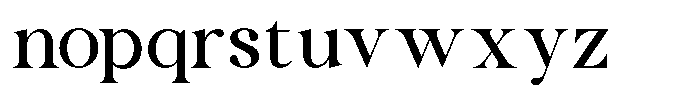 Eminara Font LOWERCASE