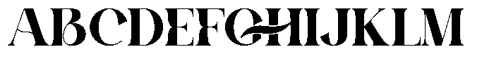 Eminus Font UPPERCASE