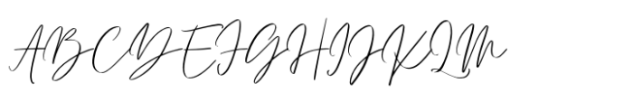 Emitha Script Font UPPERCASE