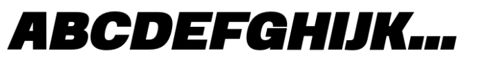 Emmali Black Italic Font UPPERCASE