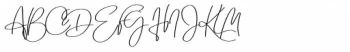 Emmylou Signature Medium Font UPPERCASE