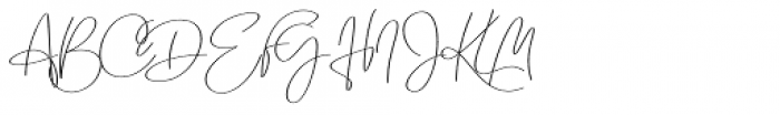 Emmylou Signature Normal Font UPPERCASE