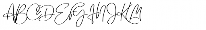 Emmylou Signature Semi Bold Font UPPERCASE